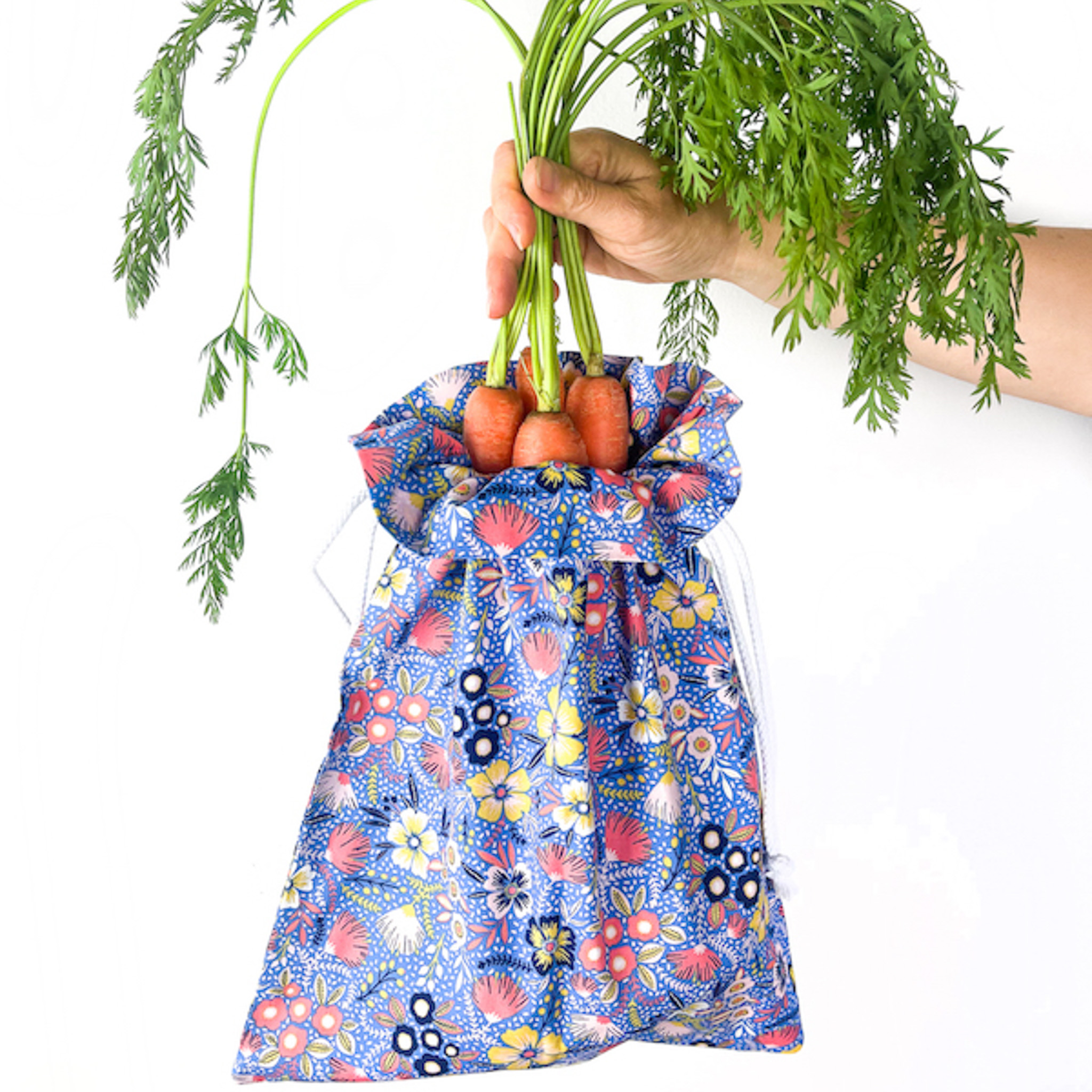 Der Veggie Bag ersetzt Plastik Gemüsebeutel in Supermarkt perfekt.