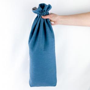 Baguette Tasche Blue Linen